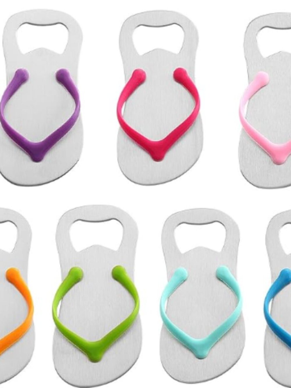 Flip-Flop Bottle Openers - 7 pack
